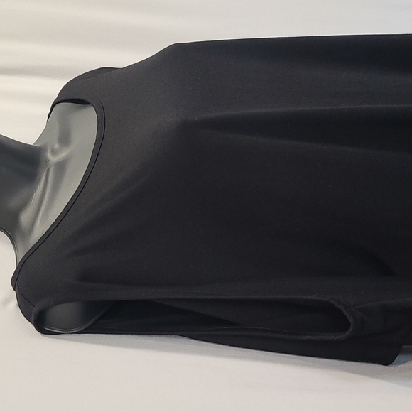 3/$15🌼Black Cold Shoulder Dolman Style Shirt sz Small - Picture 2 of 5